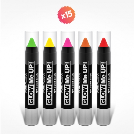 5 crayons maquillage FLUO