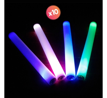 Tube de 100 bracelets lumineux multicolore pour vos évènements festifs
