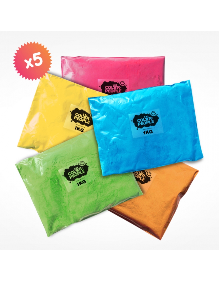 Choose Your Own Holi Color Powder | 15 Colors, 1lb Bags | Chameleon Colors